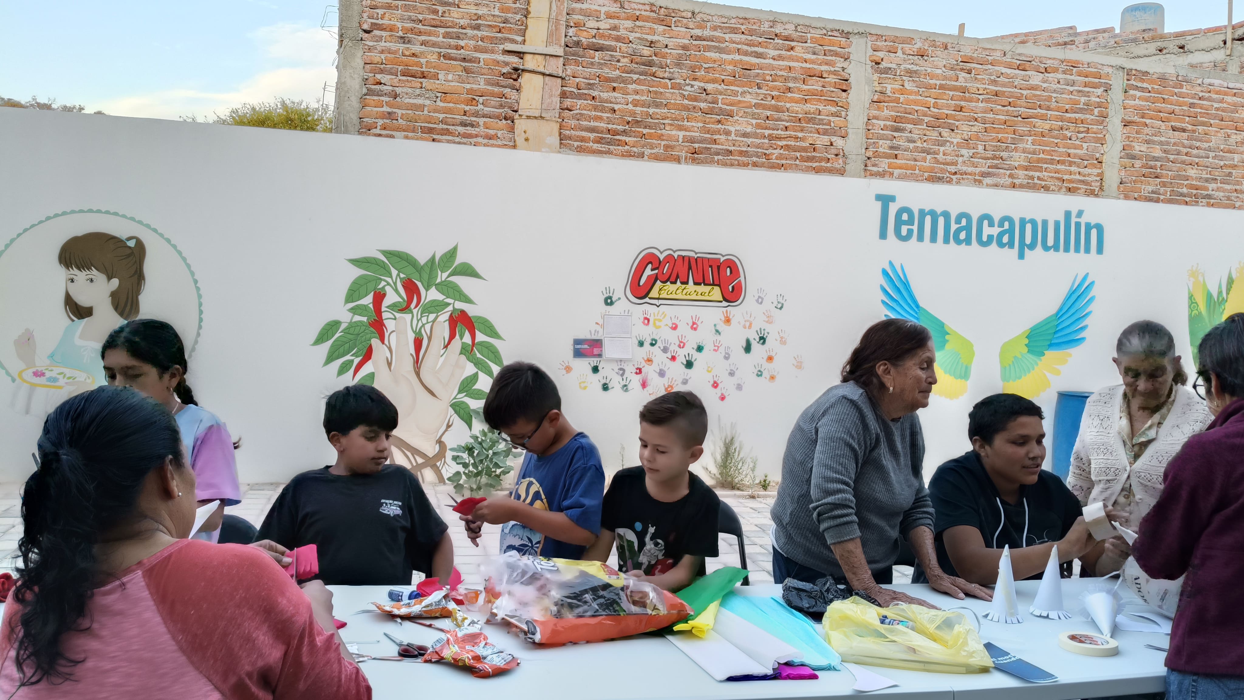 Actividad Cultural Comunitaria: Convite Cultural en el Centro Cultural Comunitario Raíces Tecuexes